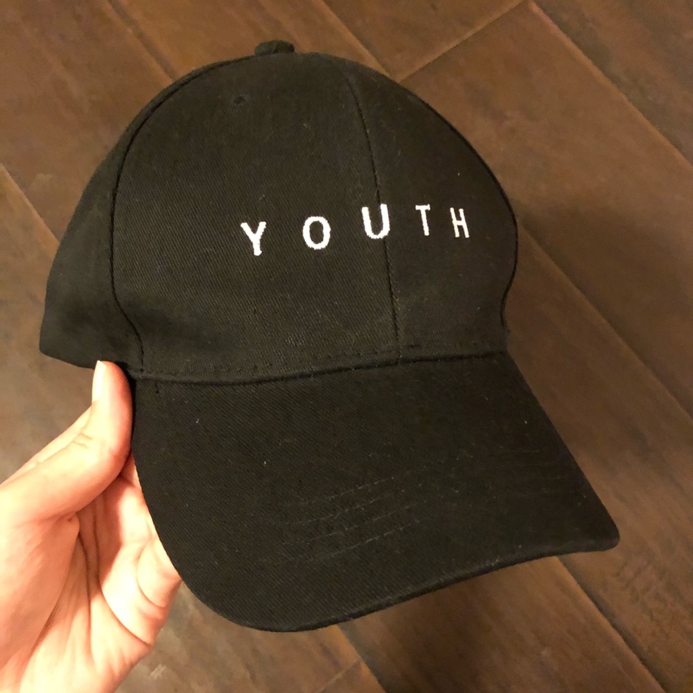 🧢 “Youth” Black Baseball Hat
